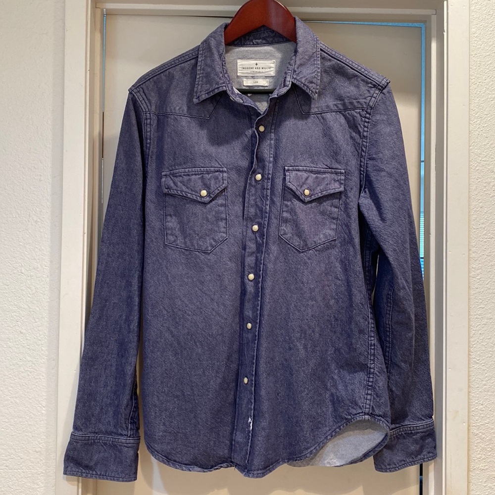 Imogene and Willie Pearl snap button up